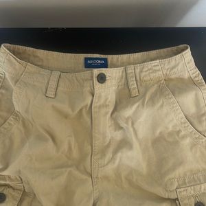 Arizona Jean Co Mens Khaki Cargo Shorts